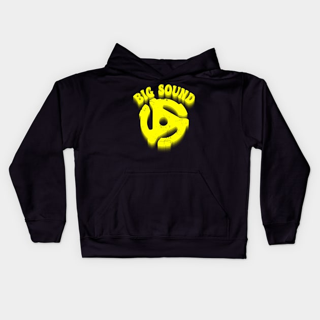 45 RPM Big Sound Kids Hoodie by Electrovista